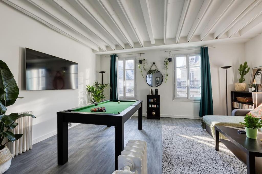 Nice Flat With Billard And View Paris Exterior photo